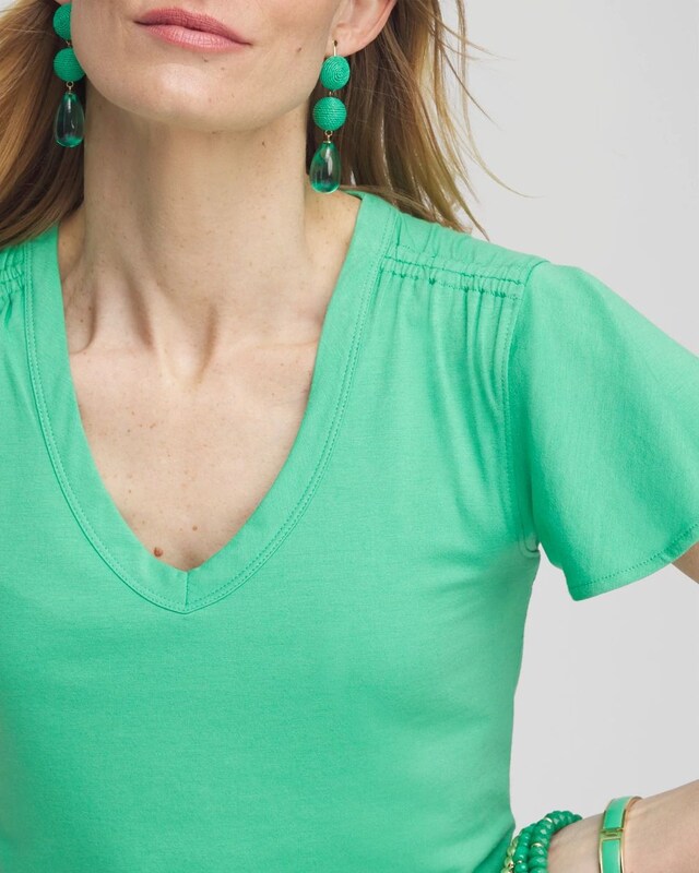 Flutter Sleeve Tee - image 4